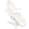 FOTEL KOSMETYCZNY ELEKTR. A-207C PEDI WHITE/IVORY (5 SILNIKÓW)